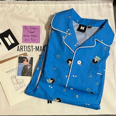 Buy Bts Official Goods Artist Made Collection By Bts Jin Good Day Pajamas Sz Med Online In