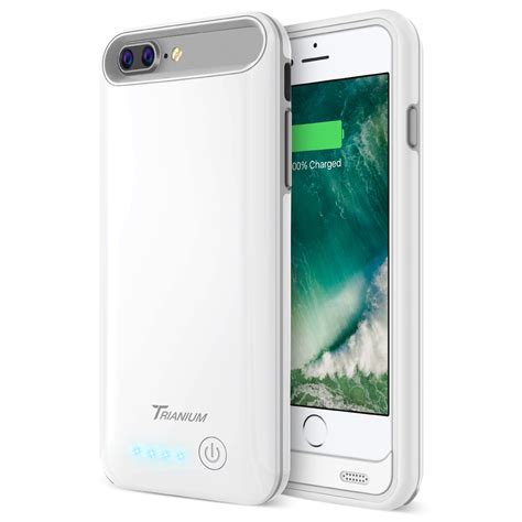 Atomic Pro Battery Case For Iphone 8 Plus Whitegrey