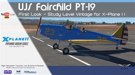 Ujs Fairchild Pt 19 Vintage Aircraft For X Plane 11 First Look