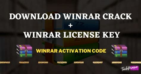 Free WinRAR Crack WinRAR License Key 100 Working TechMaina