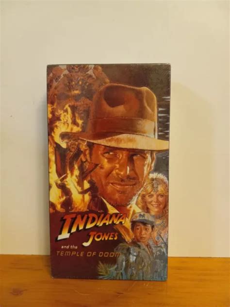 INDIANA JONES AND The Temple Of Doom VHS NEW Sealed Watermark PicClick