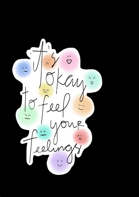 Its Okay To Feel Your Feelings Sticker Etsy