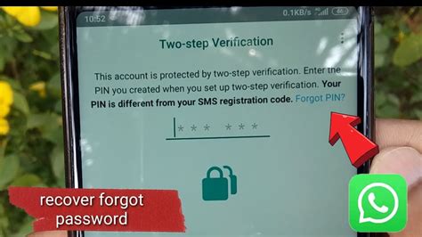 How To Recover Whatsapp Two Step Verification Pin How To Reset