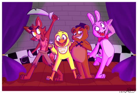 The Gang Five Nights At Freddys Know Your Meme