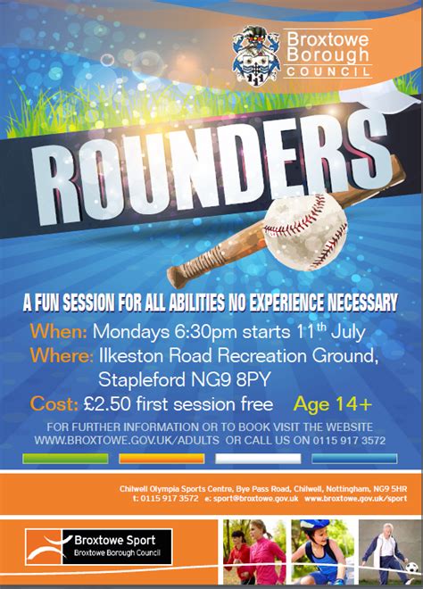 Additionally we have (6) pickleball courts spread across (3) of our tennis courts! Rounders in the Park - Attenborough Lawn Tennis Club