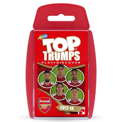 The witcher card game, eternal, and shadowverse are probably your best bets out of the 34 options considered. TOP TRUMPS - ARSENAL FOOTBALL CLUB 2017/18 CARD GAME - One32 Farm toys and models
