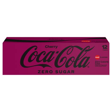 Save On Coca Cola Zero Sugar Cherry Cola Soda 12 Pk Order Online