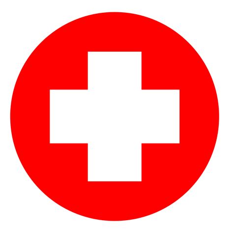 Round Medical Cross Symbol On Transparent Background 17177954 Png