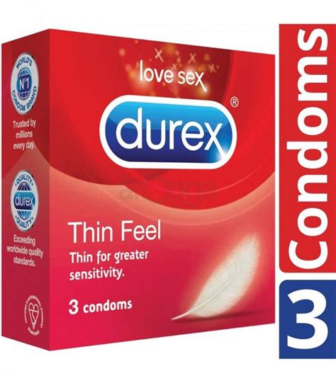 Durex Love Sex Feel Thin Condom 3s Pack Condom False Healthcare