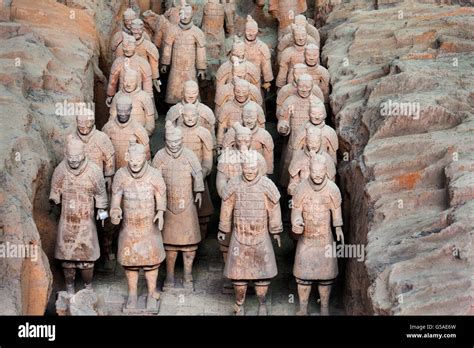 The Terracotta Army Of Emperor Qin Shi Huang Lintong District Xian