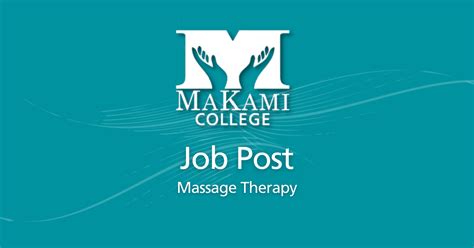 Massage Therapist Needed Calgary Chiropractic Clinic Makami College