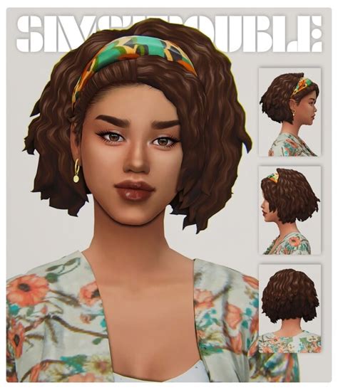 Hilary Hair By Simstrouble Sims 4 Updates