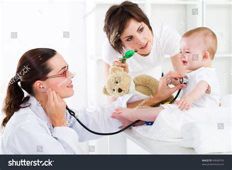 Mother And Baby In Pediatrician Office Stock Photo 60648745 Shutterstock