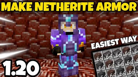 How To Make Netherite Armor In Minecraft 120 Minecraft Tips And Tricks In Hindi Youtube