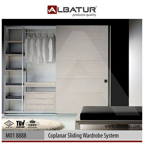 Coplanar Sliding Wardrobe System 18 40 Mm • Designed For Wardrobe
