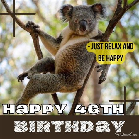 Happy 46th Birthday Wish Cards And Funny Images