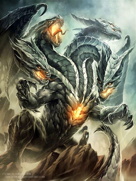 Hydra Dragon Fantasy Dragon Dragon Artwork Fantasy Art
