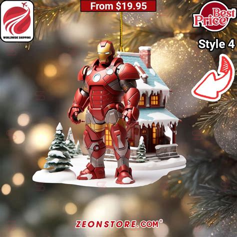 Iron Man Christmas Ornament Zeonstore Global Delivery