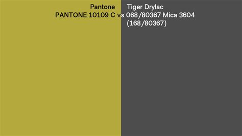 Pantone C Vs Tiger Drylac Mica Side By