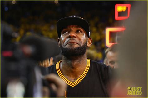 Photo Lebron James Cries Gets Emotional After Nba Finals Win Photo Just Jared