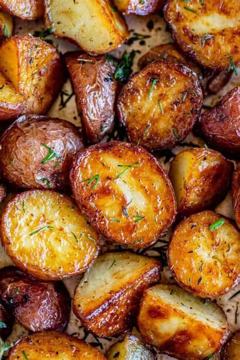 Easy Roasted Red Potatoes From The Food Charlatan Recipe Roasted