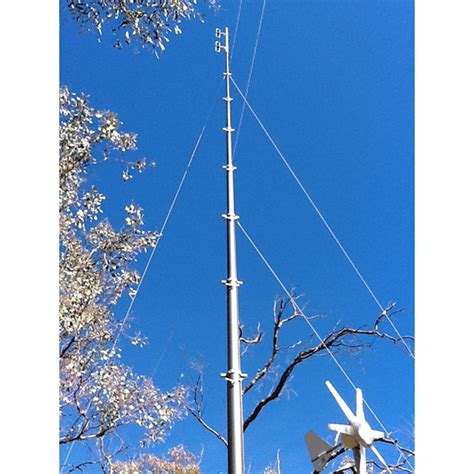 18m Pneumatic Telescopic Masts For Telecom Antenna
