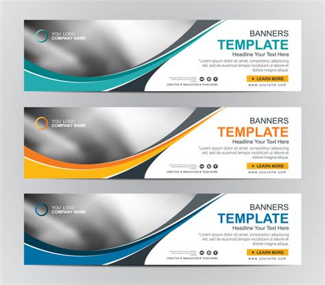 Premium Vector Abstract Web Banner Design Background Or