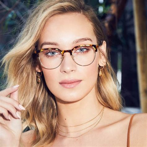 kira gold amber tortoise blue light technology clear in 2021 womens glasses frames