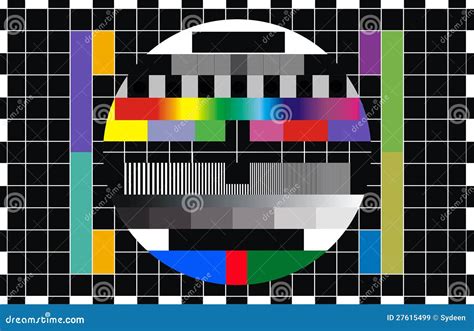 Tv Screen Test Royalty Free Stock Images Image 27615499