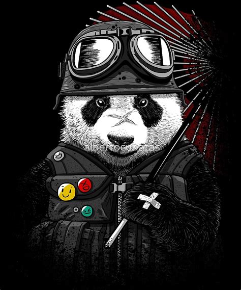 Bear Military Panda By Albertocubatas Redbubble