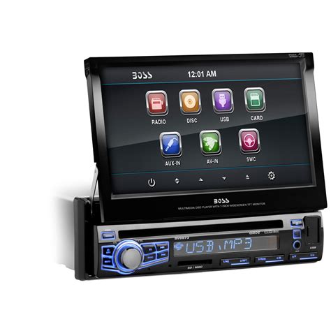 Boss Audio 97089044m Single Din 7 Motorized Touchscreen Monitor