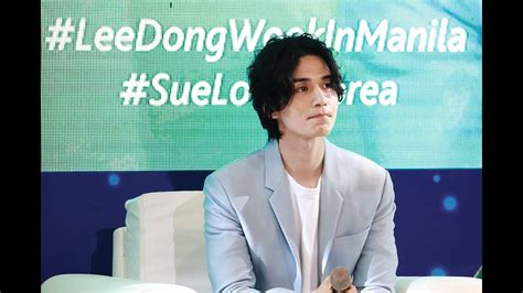 [hd] lee dong wook speaking in tagalog in manila youtube