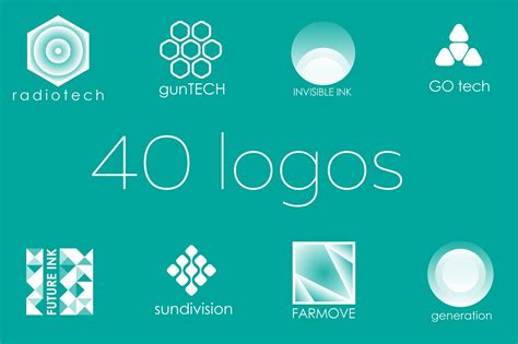 40 Tech Logos Branding And Logo Templates ~ Creative Market
