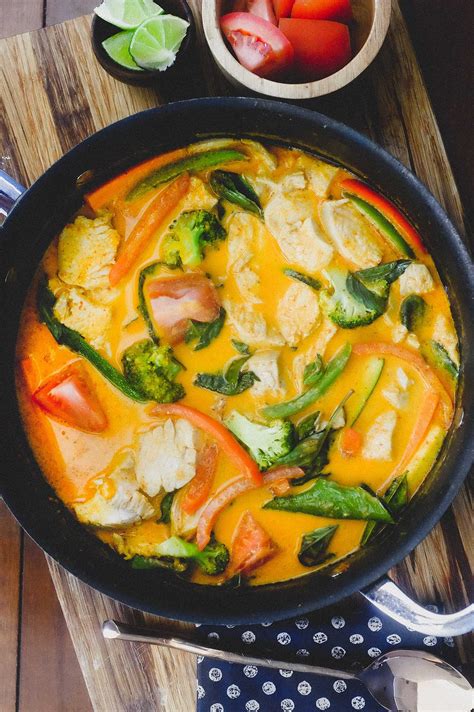 Thai Red Curry Chicken An Authentic Thai Recipe From Cook Eat World