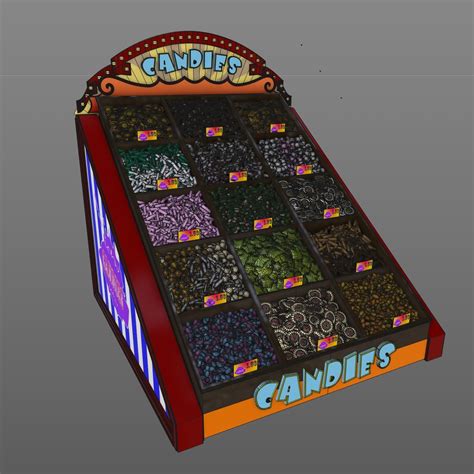 Candies 3d Model 26 C4d Fbx Obj Free3d