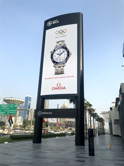 Omegas Olympic Games Out Of Home Campaign Advertising Dubai Uae