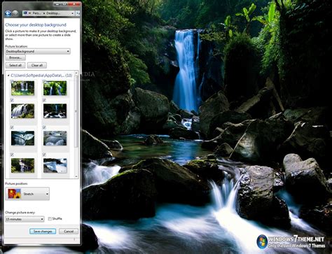 Download Waterfalls Windows 7 Theme With Sound