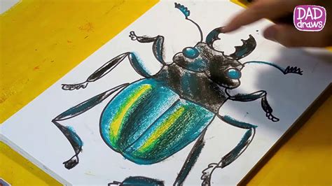How To Draw A Beetle Art For Kids Youtube