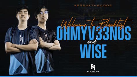 Oct 22 blacklist international vs omega esports | 7:00 pm ⏰ live bit.ly/mplphs6pod1 watch the blacklist. Blacklist International Dapatkan Kapten Onic PH Ohmyv33nus ...