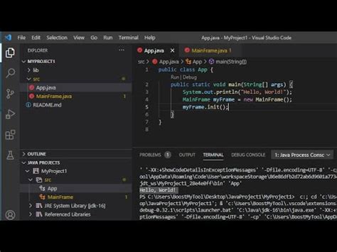 Create Java Project With Visual Studio Code Youtube