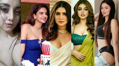 Top Pakistani Hot Actress Oops Moments Hottest Actresses Ayeza