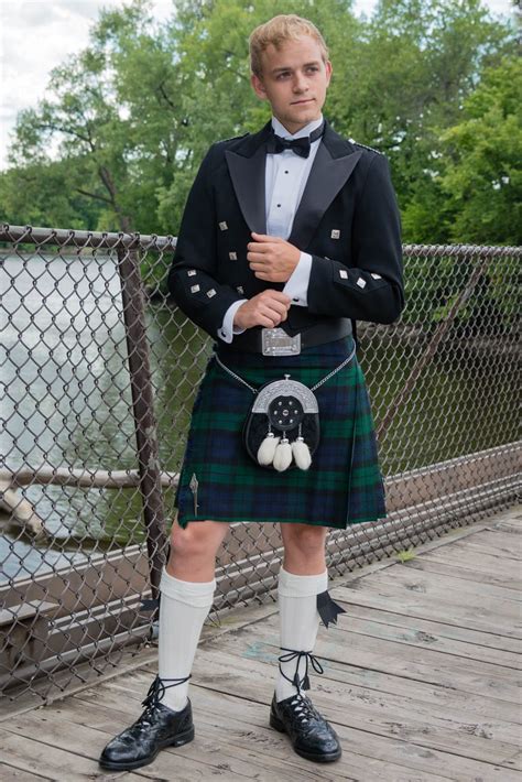 Scottish National Tartan Utility Kilt Outfit Ubicaciondepersonascdmx