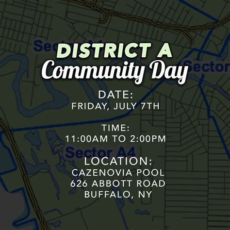 Buffalo Police Department on Twitter: "District A’s Community Day is