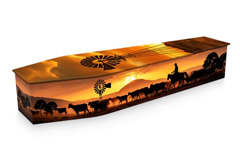 The Cattleman Coffin - Expression Coffins