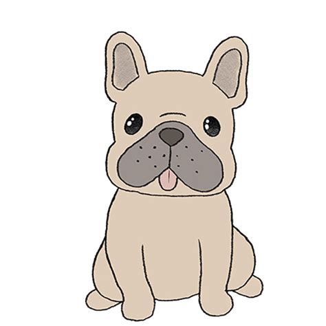 How To Draw A French Bulldog Easy Drawing Tutorial For Kids