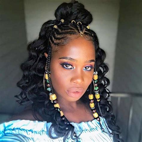 Braided updo hairstyles are just one of the many styles that black women can rock to appreciate their culture. 13 Best Tribal Braids Hairstyles for African American ...