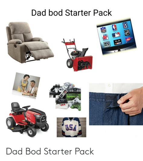 Dad Bod Starter Pack Dad Meme On Meme