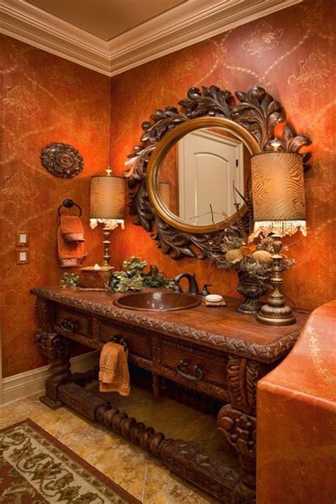 Orange is the perfect hue to add vibrance to your bathroom, warm up your living room, and add a colorful pop to your bedroom. Bentley Manor Custom Home Interior Exterior Design ...