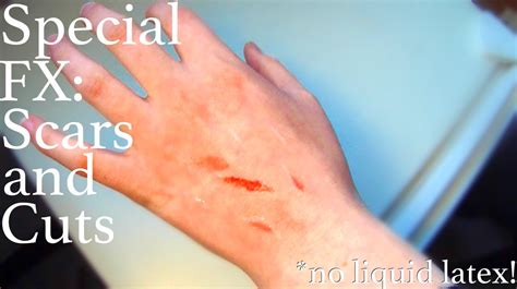 Special Fx Makeup Scars And Cuts Tutorial Youtube