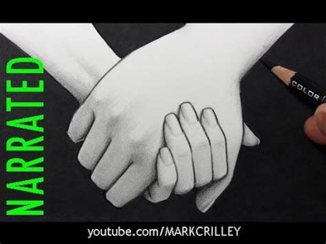 We'll draw them open and close. How to Draw People Holding Hands [Narrated Step by Step ...